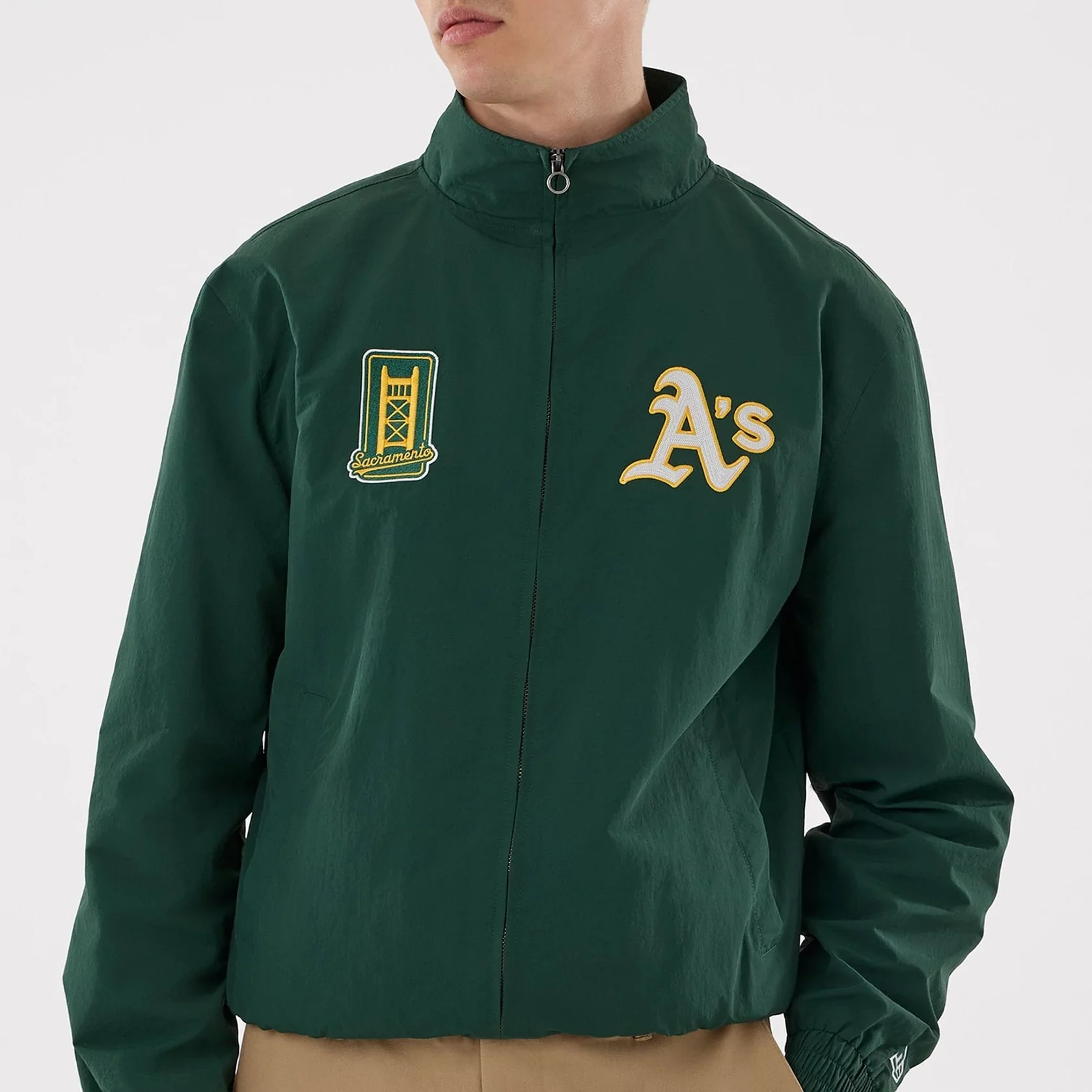 NE Athletics MLB Dark Green Sports Jacket