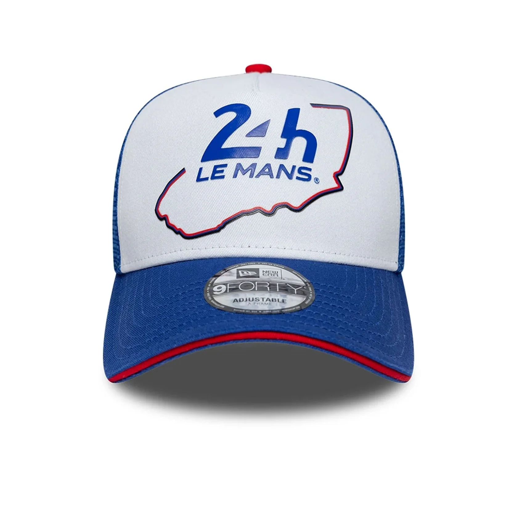 NE 24HR Le Mans Track Blue 9FORTY A-Frame Trucker Adjustable Cap