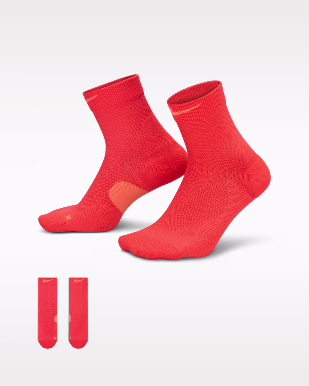 Nike Midweight Running Microcrew Socks (1 par)