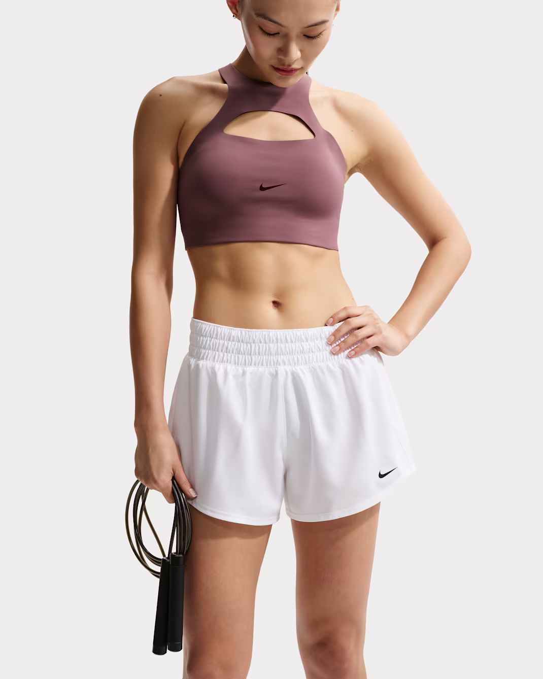Nike One Dri-FIT Mid-Rise 3" Brief-Lined Short